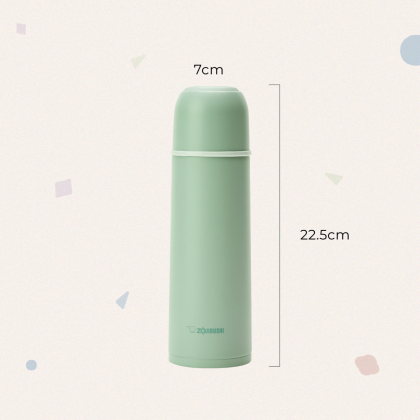 ZOJIRUSHI 0.5L S/S BOTTLE WITH CUP - SV-GR-50 ZOJIRUSHI 0.5L S/S BOTTLE WITH CUP - SV-GR-50