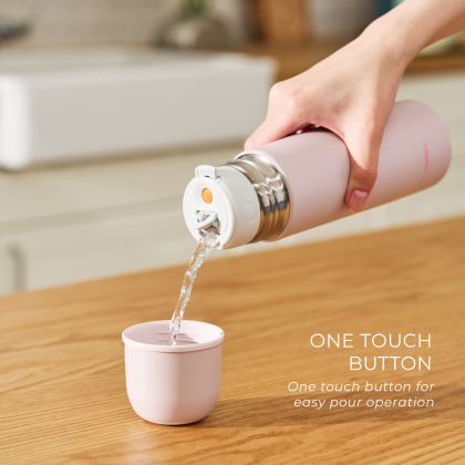 ZOJIRUSHI 0.5L S/S BOTTLE WITH CUP - SV-GR-50 ZOJIRUSHI 0.5L S/S BOTTLE WITH CUP - SV-GR-50