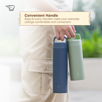 ZOJIRUSHI 0.5L/0.65L/0.75L S/S TWIST OPEN MUG - SM-RS50/RS65/RB75E