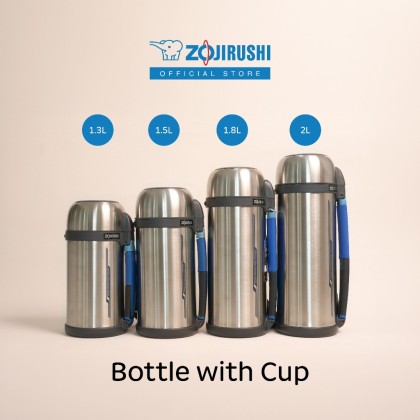 Zojirushi S/S Bottle With Cup (1.3/1.5/1.8/2.0L) SF-CC-13/15/18/20