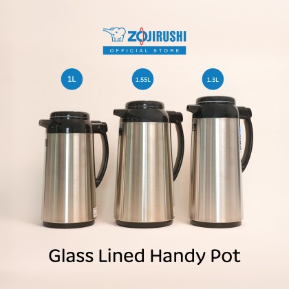 ZOJIRUSHI 1.0/1.3/1.55L GLASS-LINED HANDY POTS - AFFB-10S/13S/16S-XA