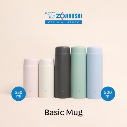 ZOJIRUSHI 0.35L/0.50L S/S TWIST OPEN MUG BASIC SERIES - SU-CA-35/50