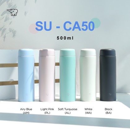 ZOJIRUSHI 0.35L/0.50L S/S TWIST OPEN MUG BASIC SERIES - SU-CA-35/50