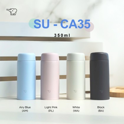 ZOJIRUSHI 0.35L/0.50L S/S TWIST OPEN MUG BASIC SERIES - SU-CA-35/50