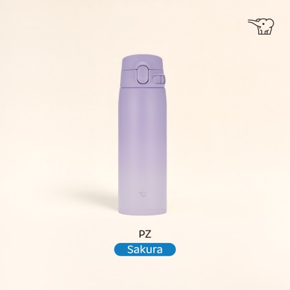 ZOJIRUSHI 0.60L/0.95L S/S ONE TOUCH FLIP-OPEN MUG - SM-VH-60/95