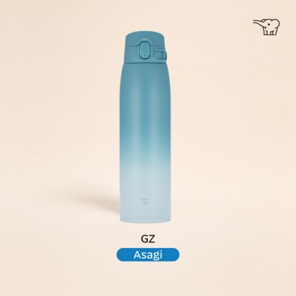 ZOJIRUSHI 0.60L/0.95L S/S ONE TOUCH FLIP-OPEN MUG - SM-VH-60/95