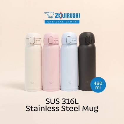 ZOJIRUSHI SUS316L 0.48L ONE TOUCH MUG - SM-WE48C