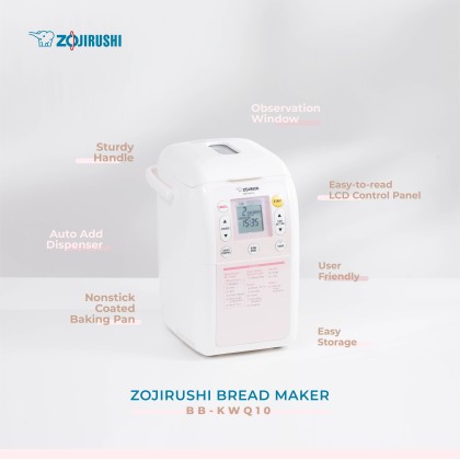 [PINK OCTOBER] ZOJIRUSHI BREAD MAKER - BB-KWQ10