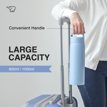 ZOJIRUSHI 0.8L/1.0L S/S TWIST OPEN MUG - SU-DA80/100 ZOJIRUSHI 0.8L/1.0L S/S TWIST OPEN MUG - SU-DA80/100