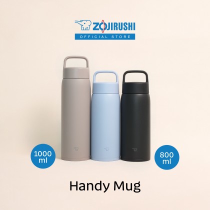 ZOJIRUSHI 0.8L/1.0L S/S TWIST OPEN MUG - SU-DA80/100
