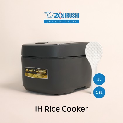 ZOJIRUSHI 1L/1.8L IH RICE COOKER & WARMER - NW-QAQ10/18