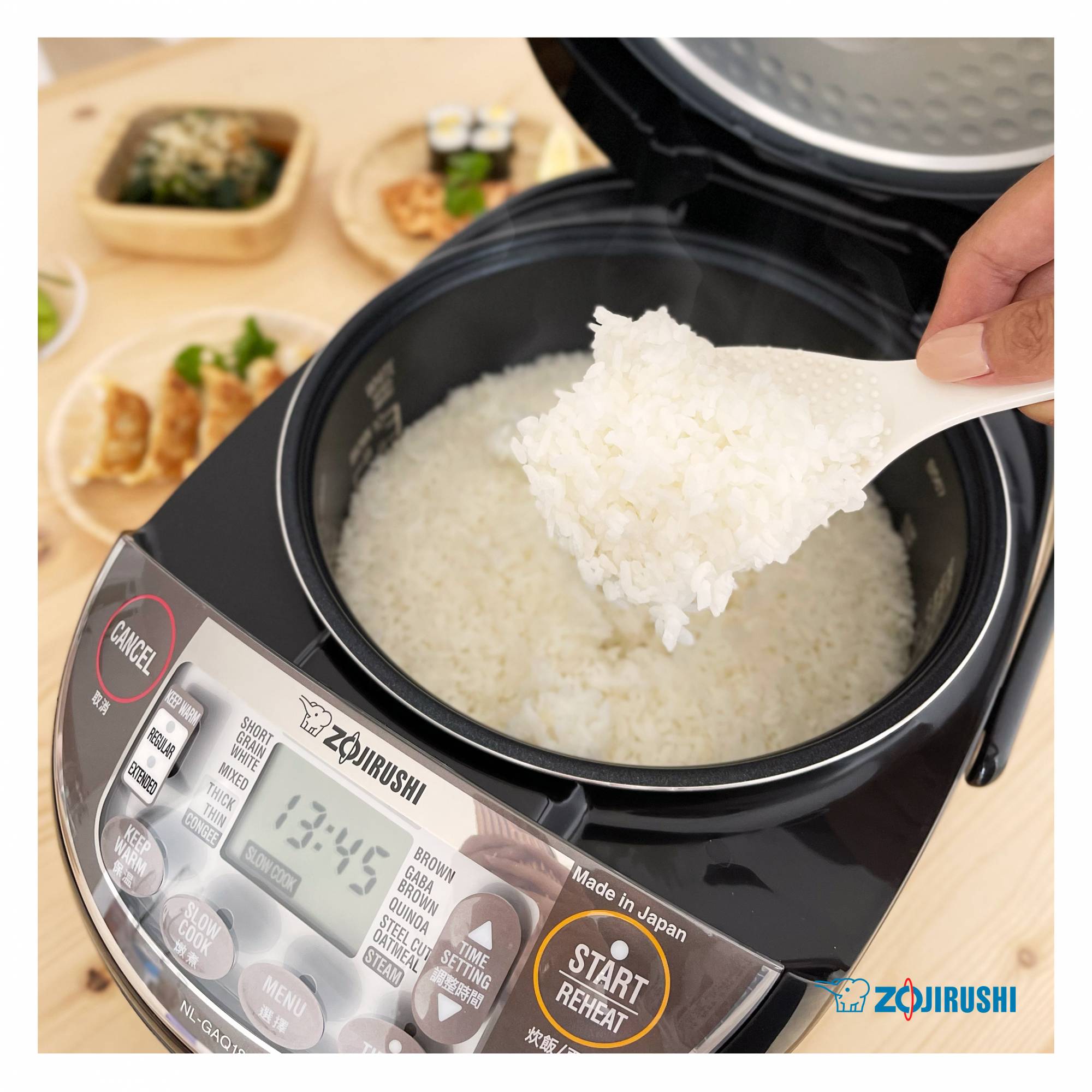 ZOJIRUSHI 1L/1.8L RICE COOKER & WARMER NLGAQ10/18