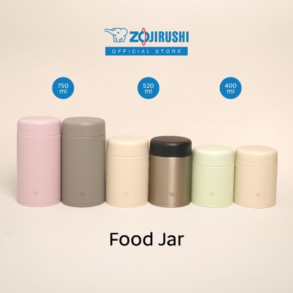 ZOJIRUSHI S/S Food Jar (0.4L/0.52L/0.75L) SW-LA-40/52H/75H