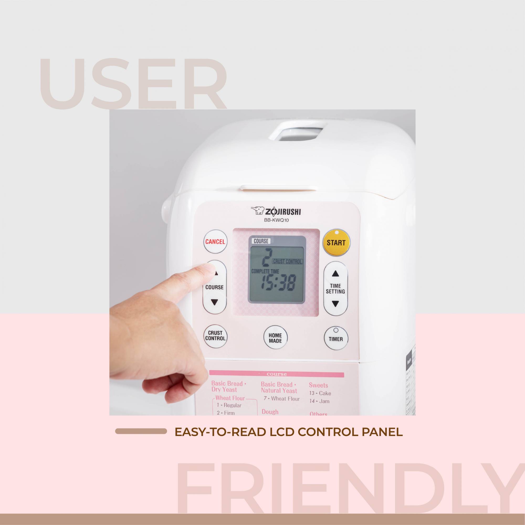 ZOJIRUSHI BREAD MAKER BBKWQ10
