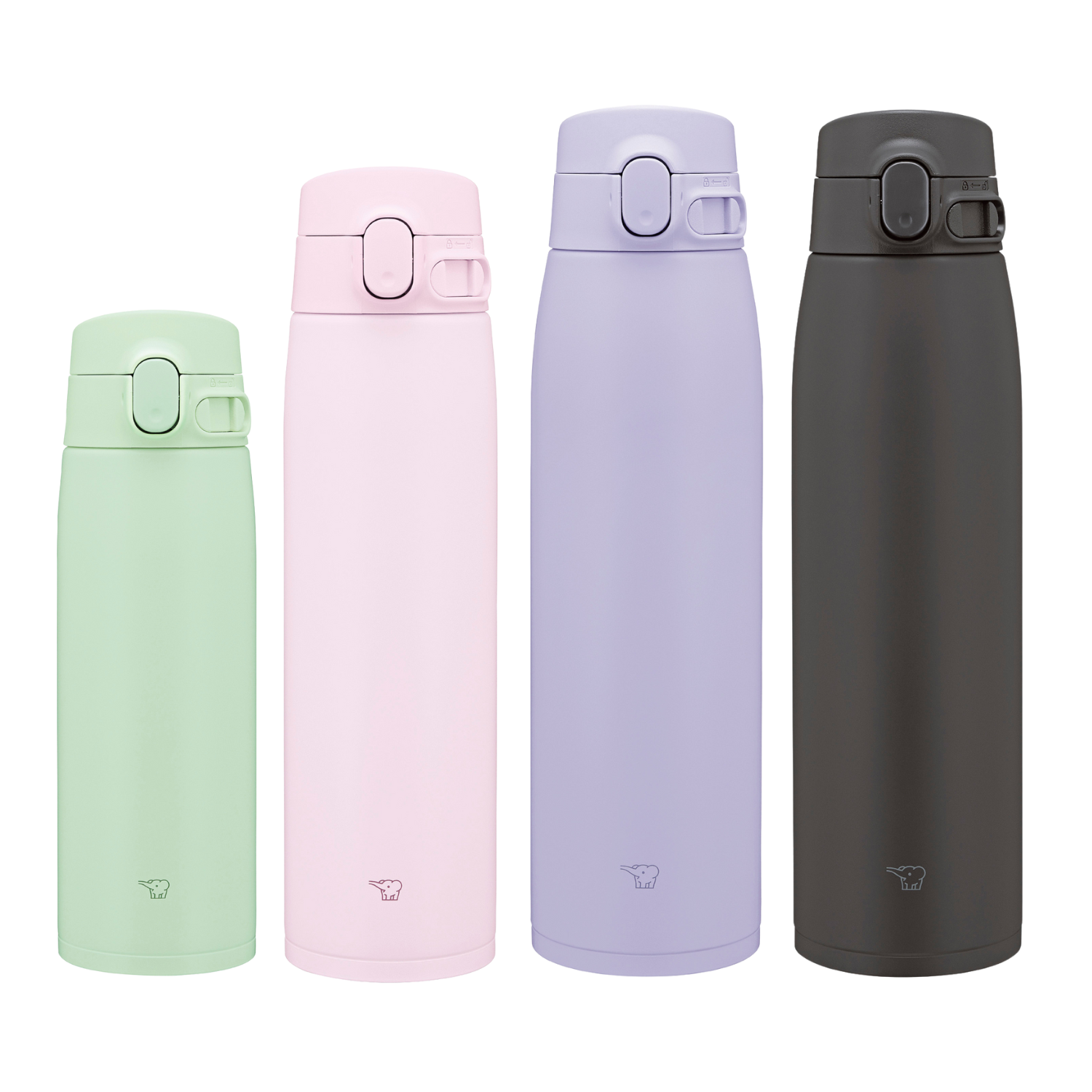 ZOJIRUSHI 0.6L/0.72L/0.95L S/S ONE TOUCH FLIP-OPEN MUG - SM-VB60/72/