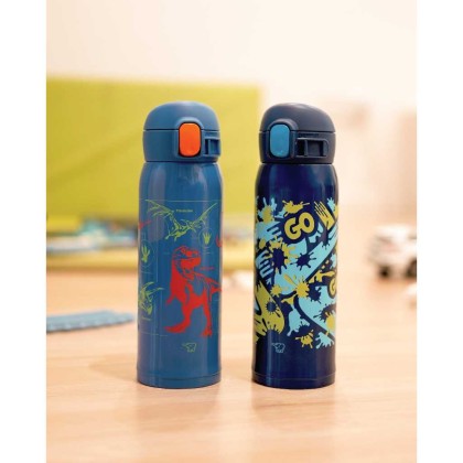 ZOJIRUSHI 0.48L S/S ONE TOUCH FLIP-OPEN MUG - SM-WJ/WN48
