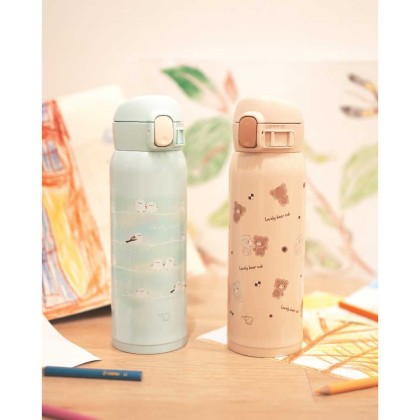 ZOJIRUSHI 0.48L S/S ONE TOUCH FLIP-OPEN MUG - SM-WJ/WN48
